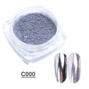 Black /Purple Mirror Powder Nail Glitter