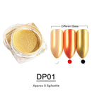 Black /Purple Mirror Powder Nail Glitter