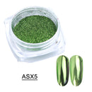 Black /Purple Mirror Powder Nail Glitter