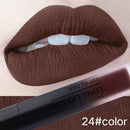 30 color matte liquid lipstick waterproof long lasting lip plumper makeup lipstick velvet gloss lip gloss cosmetics