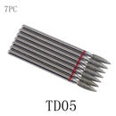 12 Pieces Diamond Nail Drill Milling Nail Drill Bits