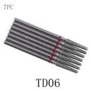 12 Pieces Diamond Nail Drill Milling Nail Drill Bits