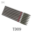 12 Pieces Diamond Nail Drill Milling Nail Drill Bits