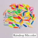 15 Color Water Drop Colorful Stones For 3D Nail Art