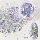 Nail Art Mermaid Glitter Flakes