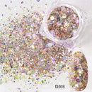 Nail Art Mermaid Glitter Flakes