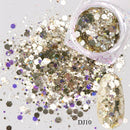 Nail Art Mermaid Glitter Flakes