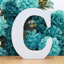1pc 10cm White Wooden Letters Alphabet DIY Word Letter Party Wedding Home Decor Name Design Art Crafts Standing 3.94 Inches
