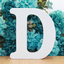 1pc 10cm White Wooden Letters Alphabet DIY Word Letter Party Wedding Home Decor Name Design Art Crafts Standing 3.94 Inches
