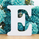 1pc 10cm White Wooden Letters Alphabet DIY Word Letter Party Wedding Home Decor Name Design Art Crafts Standing 3.94 Inches