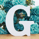 1pc 10cm White Wooden Letters Alphabet DIY Word Letter Party Wedding Home Decor Name Design Art Crafts Standing 3.94 Inches