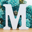 1pc 10cm White Wooden Letters Alphabet DIY Word Letter Party Wedding Home Decor Name Design Art Crafts Standing 3.94 Inches