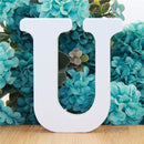 1pc 10cm White Wooden Letters Alphabet DIY Word Letter Party Wedding Home Decor Name Design Art Crafts Standing 3.94 Inches