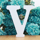 1pc 10cm White Wooden Letters Alphabet DIY Word Letter Party Wedding Home Decor Name Design Art Crafts Standing 3.94 Inches