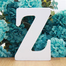 1pc 10cm White Wooden Letters Alphabet DIY Word Letter Party Wedding Home Decor Name Design Art Crafts Standing 3.94 Inches