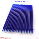 3/6/12pcs/Set Erasable Pen Washable Handle Blue/Black/Red 0.5mm Pens Refill Rod for Office Supplies Student Exam Spare