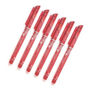 3/6/12pcs/Set Erasable Pen Washable Handle Blue/Black/Red 0.5mm Pens Refill Rod for Office Supplies Student Exam Spare