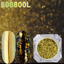 Chameleon Effect Sequins Nails Art