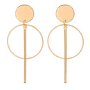 2020 Korean Long Statement Geometric Triangle Tassel Dangle Drop Earrings For Women Earrings Fashion Jewelry Oorbellen Brincos