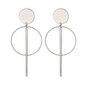 2020 Korean Long Statement Geometric Triangle Tassel Dangle Drop Earrings For Women Earrings Fashion Jewelry Oorbellen Brincos