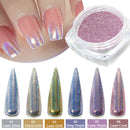 Laser Black Holographic Glitter Nail Art Pigment Powder