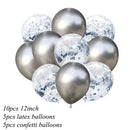 Gold Foil Confetti Transparent Balloons