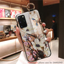Bright Tiles Print Wristlet Case For Samsung Galaxy A50 A51 A70 A71 A30s A20 S8 S9 S10 S20 Plus Ultra Note 10 plus