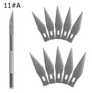 1 Knife Handle with 11 Blade Replacement 1
