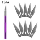 1 Knife Handle with 11 Blade Replacement 1