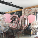 Aluminium Foil Number Balloons