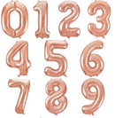 Aluminium Foil Number Balloons