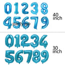 Aluminium Foil Number Balloons