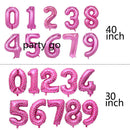 Aluminium Foil Number Balloons