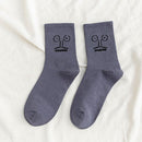 1 Pair Korea Funky Harajuku Trend Women Candy Colors Casual Funny Socks Girl Kawaii Socks Unisex Surprise Mid Women Crew Socks