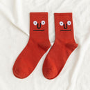 1 Pair Korea Funky Harajuku Trend Women Candy Colors Casual Funny Socks Girl Kawaii Socks Unisex Surprise Mid Women Crew Socks