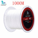 2019 New 300M 500M 1000M 4 Strands 8-80LB Braided Fishing Line PE Multilament Braid Lines wire Smoother Floating Line