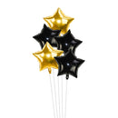 Gold Silver Foil Star Balloon