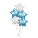 Gold Silver Foil Star Balloon