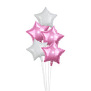 Gold Silver Foil Star Balloon