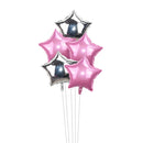 Gold Silver Foil Star Balloon