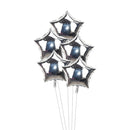 Gold Silver Foil Star Balloon