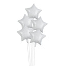 Gold Silver Foil Star Balloon