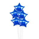 Gold Silver Foil Star Balloon