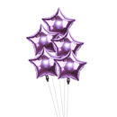 Gold Silver Foil Star Balloon
