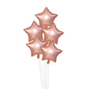 Gold Silver Foil Star Balloon
