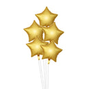 Gold Silver Foil Star Balloon