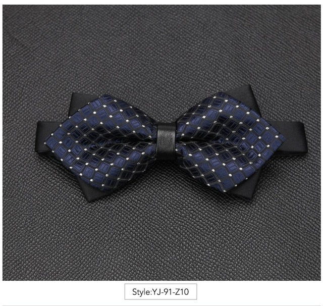 Black Bow Tie Men Formal Exquisite Silk Bow Tie