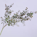 artificial plastic plants leaves tree green eucalyptus branch for garden wedding decoration faux fake foliage christmas decor