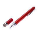 2in1 Capacitive Pen Touch Screen Drawing Pen Stylus with Conductive Touch Sucker Microfiber Touch Head for Tablet PC Smart Phone