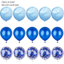 1 Set Metallic Confetti Balloons With Ribbon